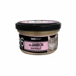 Les Cuisinés Pour Chat - Pâtées Au Jambon - Lot De 8 X 80 G