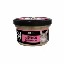 Les Cuisinés Pour Chat - Pâtées Au Saumon - Lot De 8 X 80 G