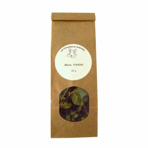 Menu Vitalité -Promos Wanimo Boutique menu vitalite chinchillas du terroin