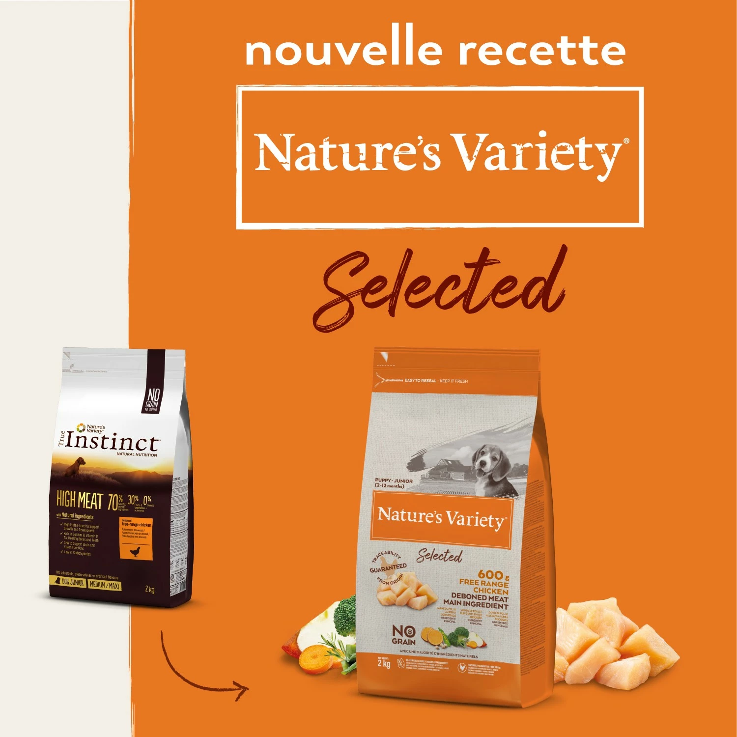 Nature's Variety Selected No Grain Medium Maxi Adult 3 Nature's Variety Selected No Grain Medium Maxi Adult – Image 3