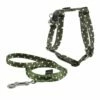 BOBBY Parure Harnais & Laisse Pretty - Vert Sauge
