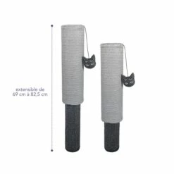 Rosewood Poteau à Griffer Ajustable Catwalk -Promos Wanimo Boutique poteau a griffer ajustable catwalk rosewood 4