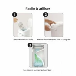 Poubelle Litter Locker Fashion -Promos Wanimo Boutique poubelle litter locker fashion 1 3