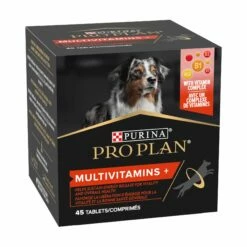 PRO PLAN Multi Vitamins+ En Comprimés - Aliment Complémentaire Pour Chien -Promos Wanimo Boutique pro plan multi vitamins en comprimes aliment complementaire pour chien 1 2