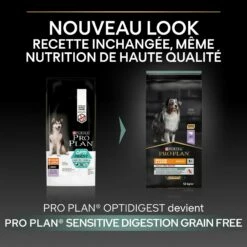 PRO PLAN Sensitive Digestion No Grain Medium & Large Adult à La Dinde - Croquettes Pour Chien 11 PRO PLAN Sensitive Digestion No Grain Medium & Large Adult à La Dinde - Croquettes Pour Chien -Promos Wanimo Boutique pro plan sensitive digestion no grain medium large adult a la dinde croquettes pour chien 1 2