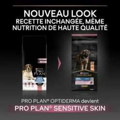 PRO PLAN Sensitive Skin Large Robust Adult Au Saumon - Croquettes Pour Chien -Promos Wanimo Boutique pro plan sensitive skin large robust adult au saumon croquettes pour chien 1 2