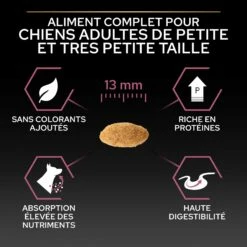 PRO PLAN Sensitive Skin Small & Mini Adult Au Saumon - Croquettes Pour Chien -Promos Wanimo Boutique pro plan sensitive skin small mini adult au saumon croquettes pour chien 1 4