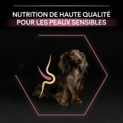 PRO PLAN Sensitive Skin Small & Mini Adult Au Saumon - Croquettes Pour Chien -Promos Wanimo Boutique pro plan sensitive skin small mini adult au saumon croquettes pour chien 1 7