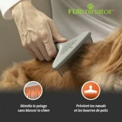 FURMINATOR Râteau De Toilettage -Promos Wanimo Boutique rateau de toilettage furminator 4