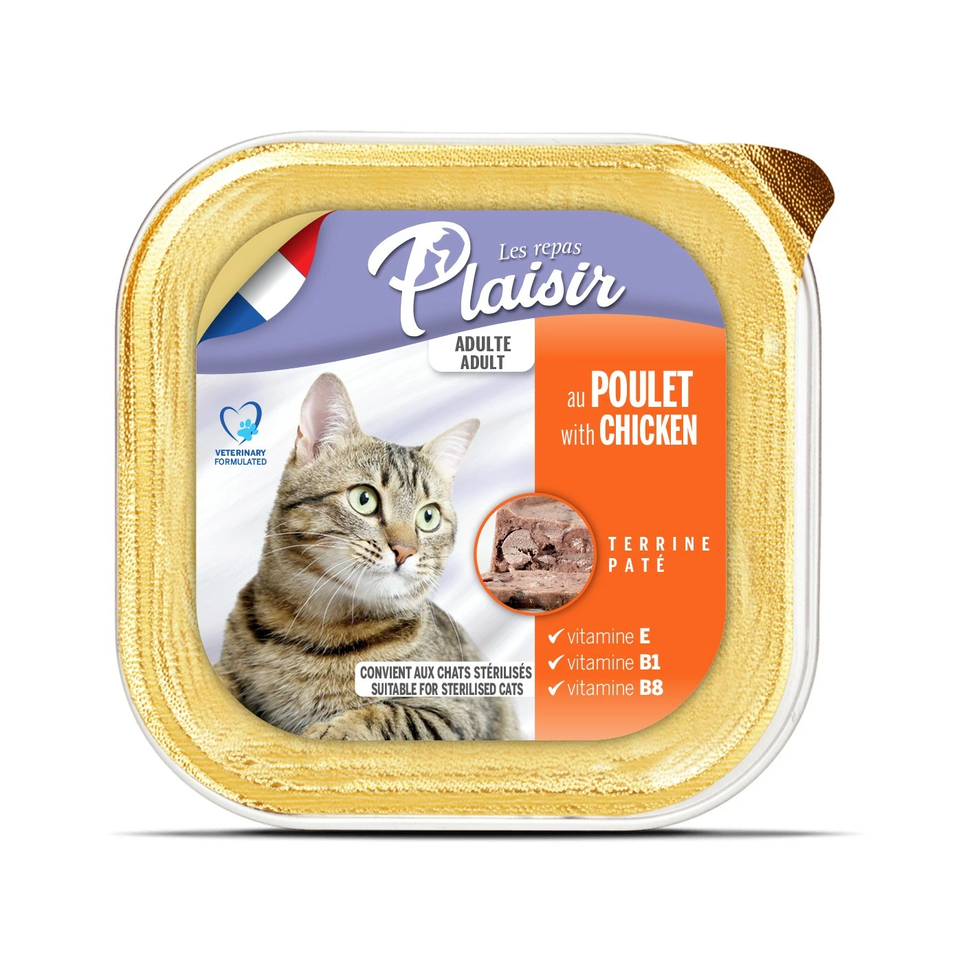 Repas Plaisir - Terrine Chat Adulte Stérilisé - 32 X 100g 2 Repas Plaisir - Terrine Chat Adulte Stérilisé - 32 X 100g – Image 2