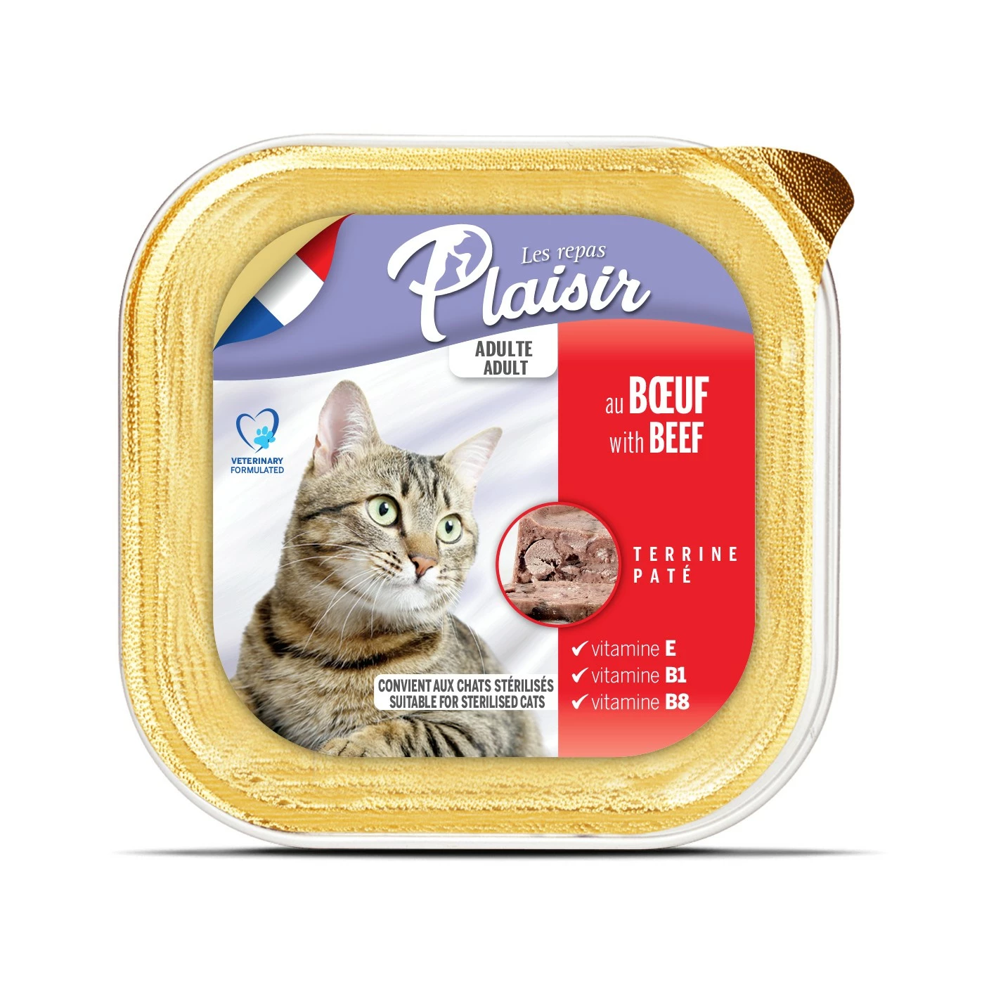 Repas Plaisir - Terrine Chat Adulte Stérilisé - 32 X 100g 1 Repas Plaisir - Terrine Chat Adulte Stérilisé - 32 X 100g