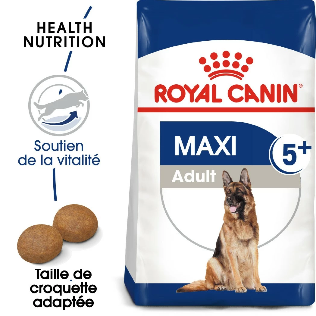 Royal Canin Maxi Adult 5+ - Croquettes Pour Chien 2 Royal Canin Maxi Adult 5+ - Croquettes Pour Chien – Image 2