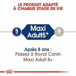 Royal Canin Maxi Adult 5+ - Croquettes Pour Chien 8 Royal Canin Maxi Adult 5+ - Croquettes Pour Chien -Promos Wanimo Boutique royal canin maxi adult croquettes pour chien maxi adult 1 2