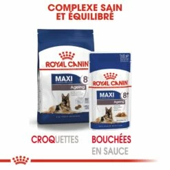 ROYAL CANIN Maxi Ageing 8+ En Sauce – Pâtée Pour Chien -Promos Wanimo Boutique royal canin maxi ageing en sauce patee pour chien 1 5