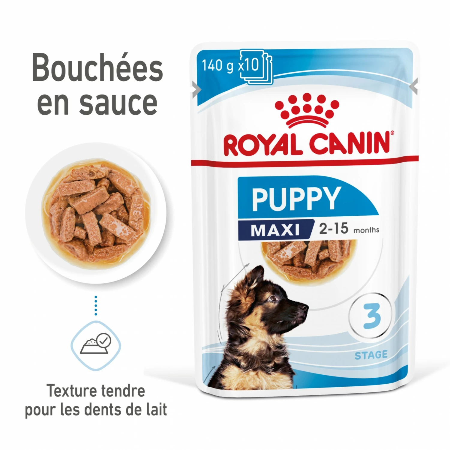 Royal Canin Maxi Puppy En Sauce - Pâtée Pour Chiot 3 Royal Canin Maxi Puppy En Sauce - Pâtée Pour Chiot – Image 3
