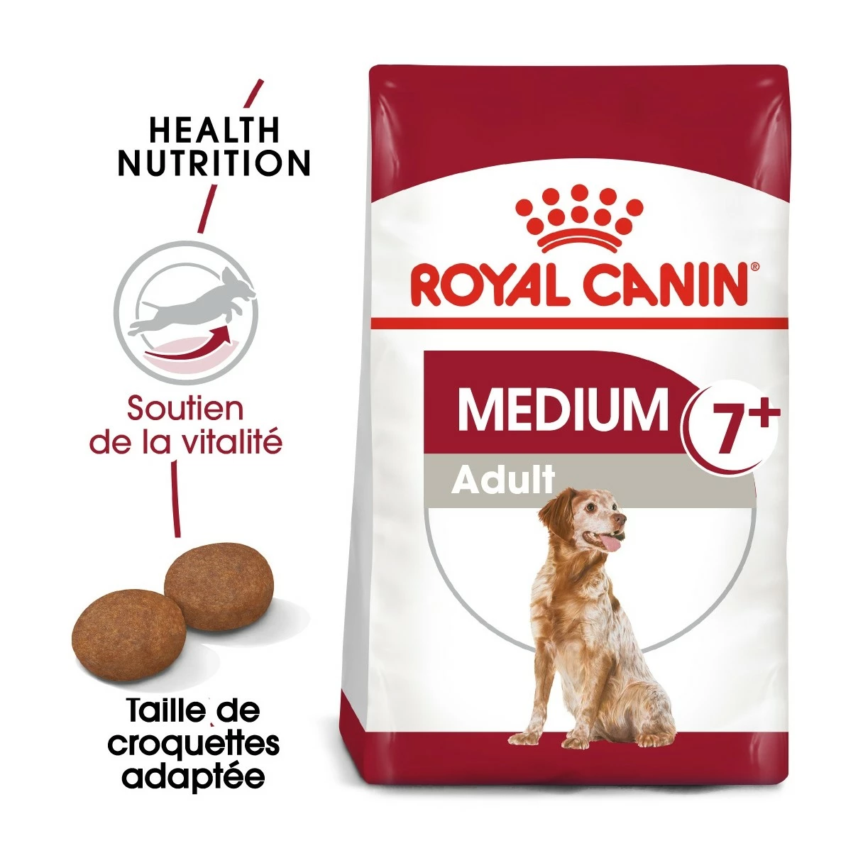 Royal Canin Medium Adult 7+ - Croquettes Pour Chien 2 Royal Canin Medium Adult 7+ - Croquettes Pour Chien – Image 2