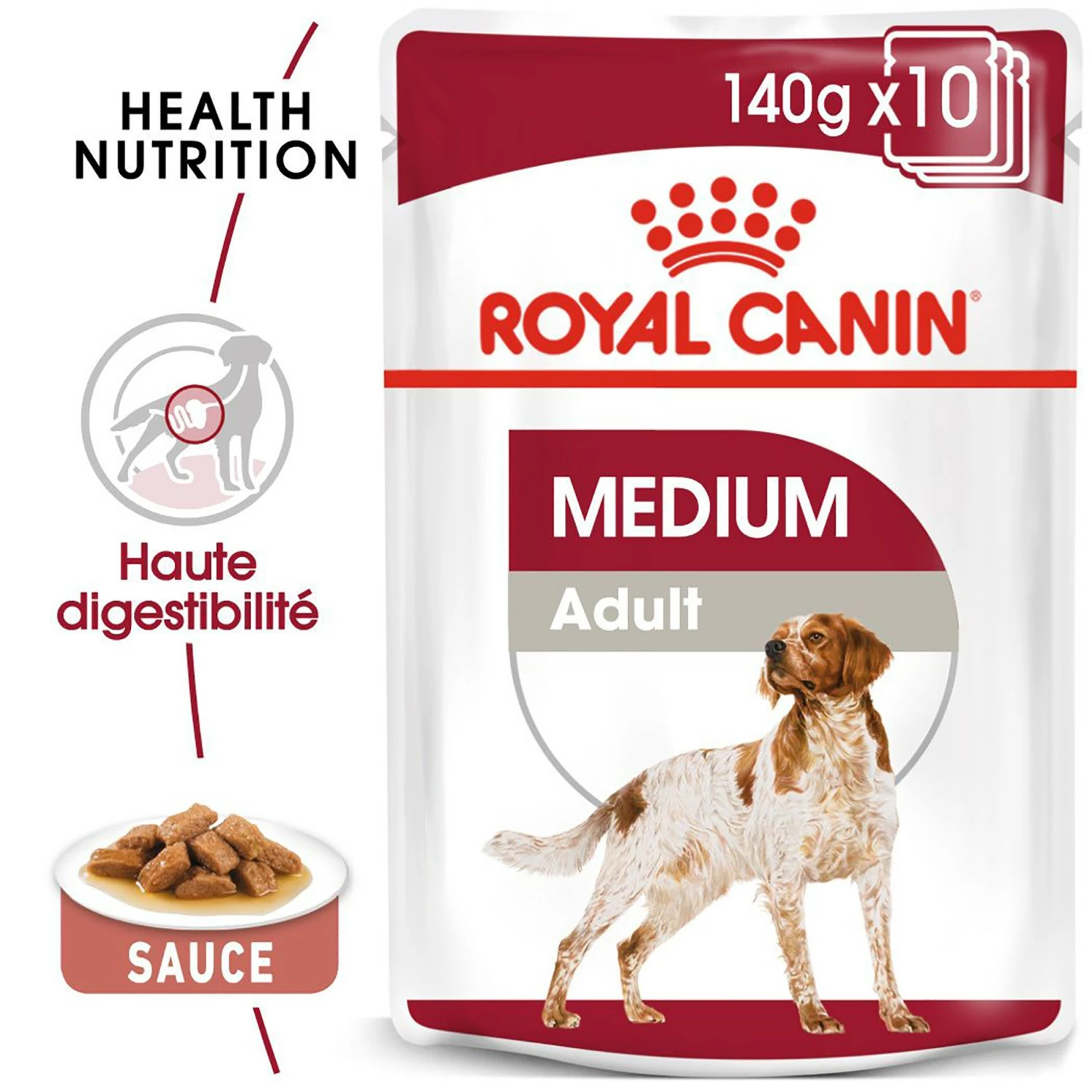ROYAL CANIN Medium Adult En Sauce - Pâtée Pour Chien 2 ROYAL CANIN Medium Adult En Sauce - Pâtée Pour Chien – Image 2