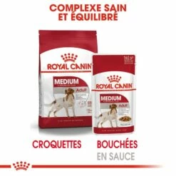 ROYAL CANIN Medium Adult En Sauce - Pâtée Pour Chien 13 ROYAL CANIN Medium Adult En Sauce - Pâtée Pour Chien -Promos Wanimo Boutique royal canin medium adult en sauce patee pour chien 1 5