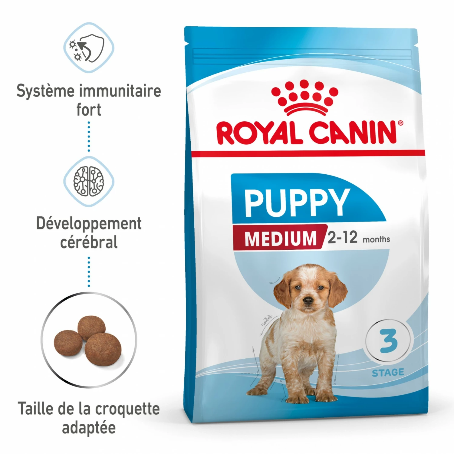 Royal Canin Medium Puppy - Croquettes Pour Chiot 3 Royal Canin Medium Puppy - Croquettes Pour Chiot – Image 3
