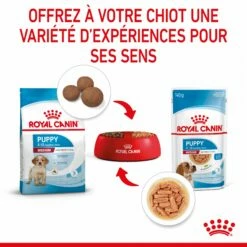 Royal Canin Medium Puppy En Sauce - Pâtée Pour Chiot 15 Royal Canin Medium Puppy En Sauce - Pâtée Pour Chiot -Promos Wanimo Boutique royal canin medium puppy en sauce patee pour chiot 1 5