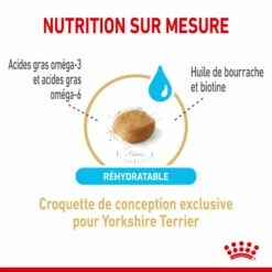 Royal Canin Yorkshire Terrier Adult 8+ - Croquettes Pour Chien -Promos Wanimo Boutique royal canin yorkshire terrier adult croquettes pour chien yorkshire terrier adulte 1 3