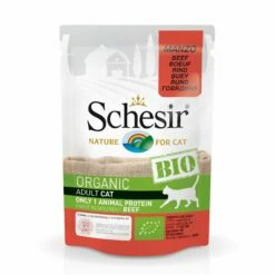 Schesir Sachets Pâtées BIO Adult - 16 X 85 G -Promos Wanimo Boutique schesir sachets patees bio adult x g schesir bio 2