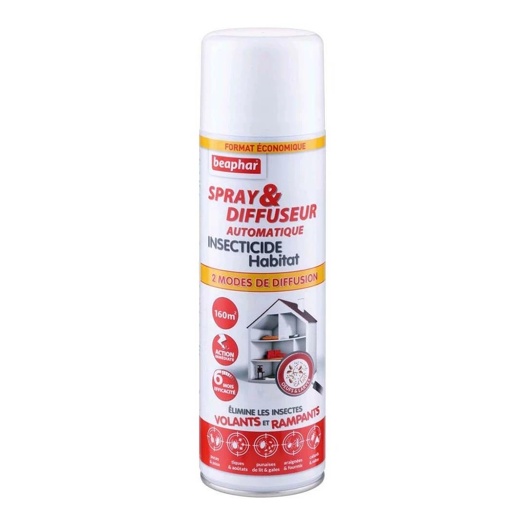 BEAPHAR Spray & Diffuseur Automatique Insecticide Habitat 2 BEAPHAR Spray & Diffuseur Automatique Insecticide Habitat – Image 2