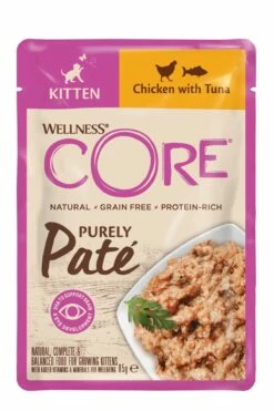 Wellness CORE Purely Paté Chaton - 24 X 85 G -Promos Wanimo Boutique wellness core purely pate chaton x g 1 2