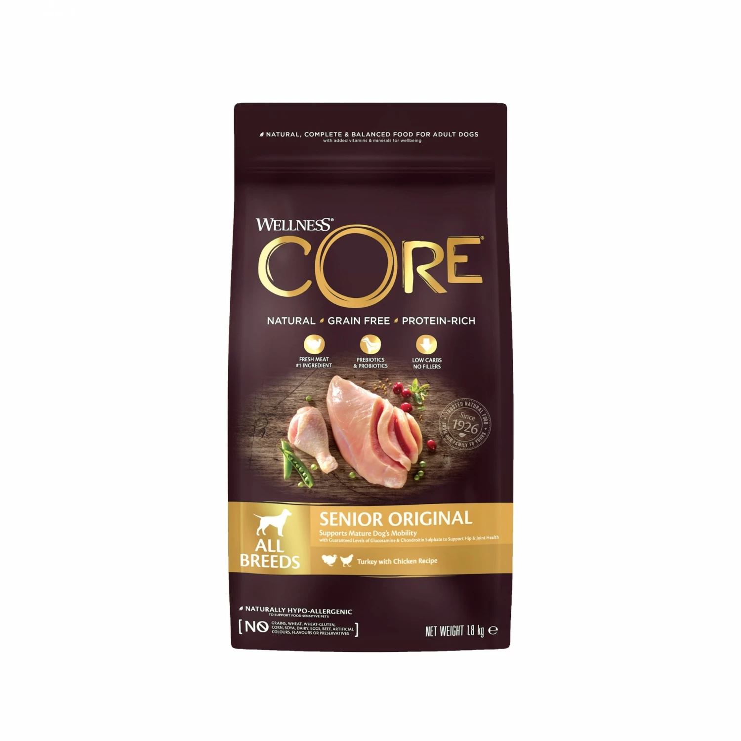 Wellness CORE Senior - Dinde Et Poulet 1 Wellness CORE Senior - Dinde Et Poulet