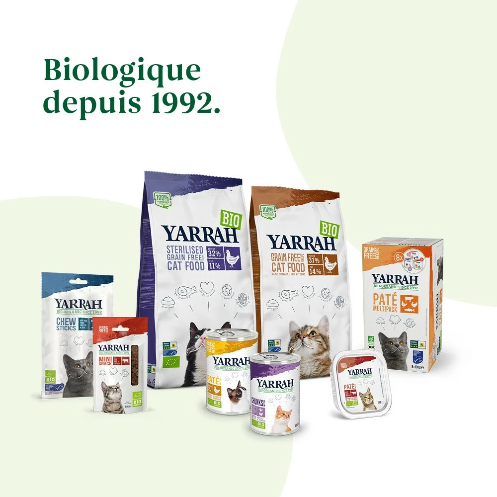 Yarrah Croquettes Bio Pour Chat Stérilisé 8 Yarrah Croquettes Bio Pour Chat Stérilisé – Image 8
