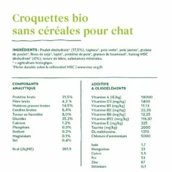 Yarrah Croquettes Bio Sans Céréales Pour Chat Adulte -Promos Wanimo Boutique yarrah croquettes bio sans cereales pour chat adulte 1 3