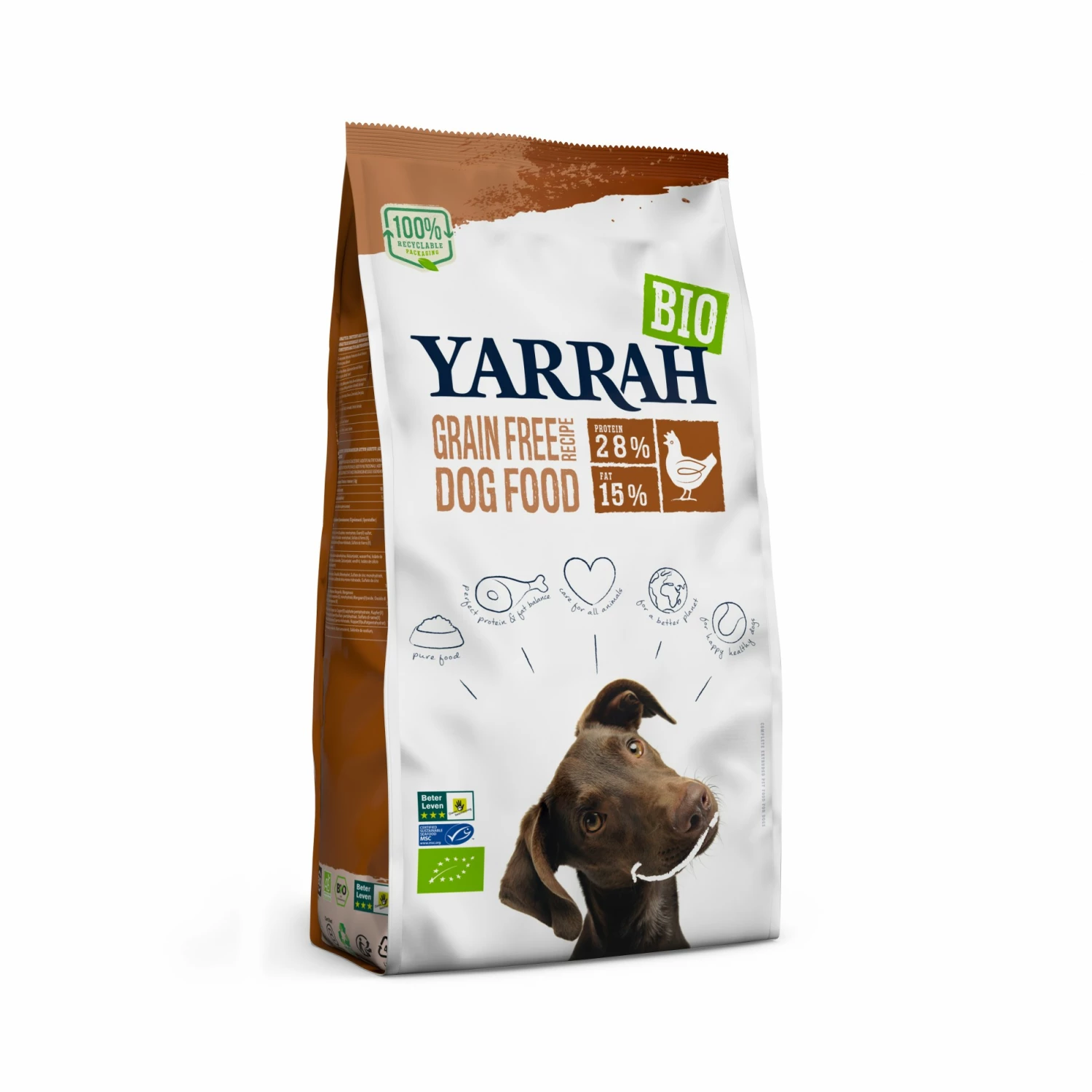 Yarrah Croquettes Bio Sans Céréales Pour Chien Adulte 1 Yarrah Croquettes Bio Sans Céréales Pour Chien Adulte